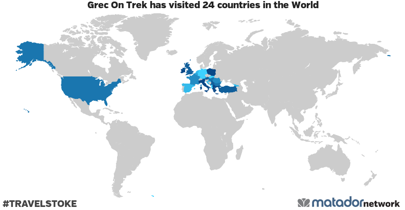 Grec On Trek’s Travel Map