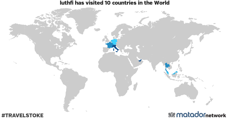 luthfi’s Travel Map