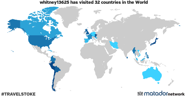 whitney13625’s Travel Map