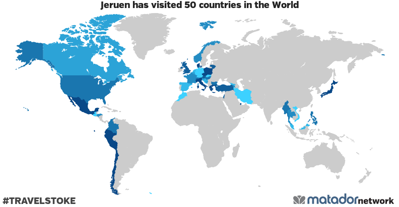 Jeruen’s Travel Map