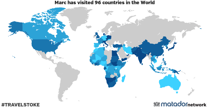 Marc’s Travel Map