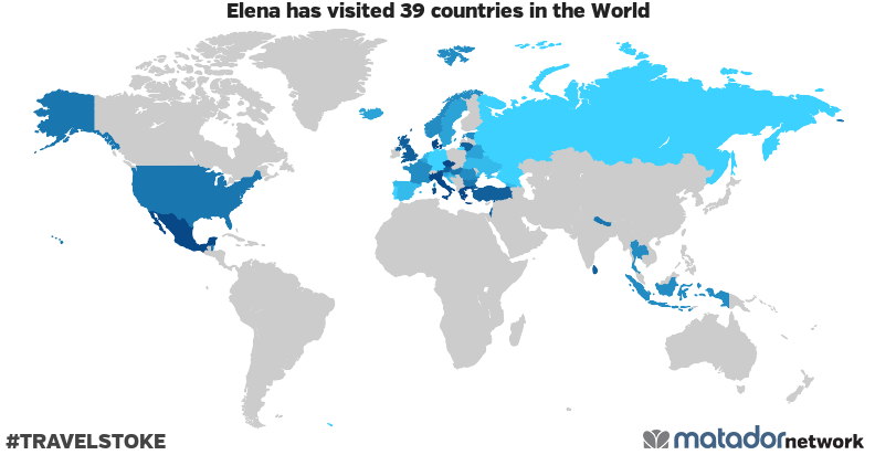 Elena’s Travel Map