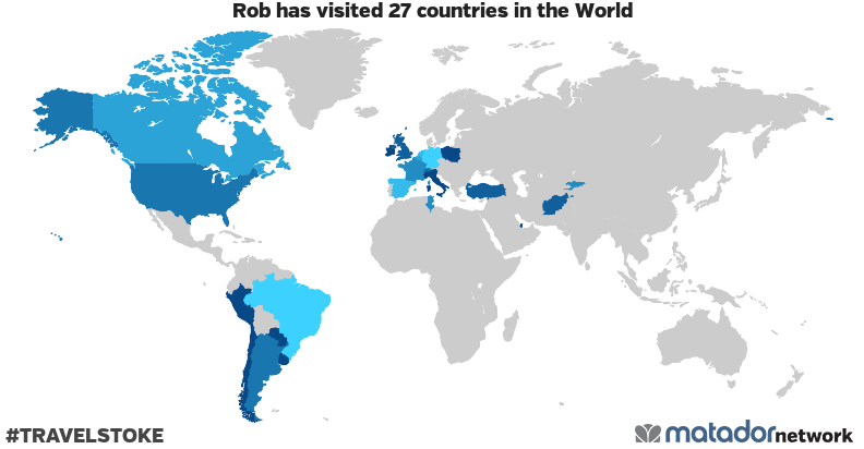 Rob’s Travel Map