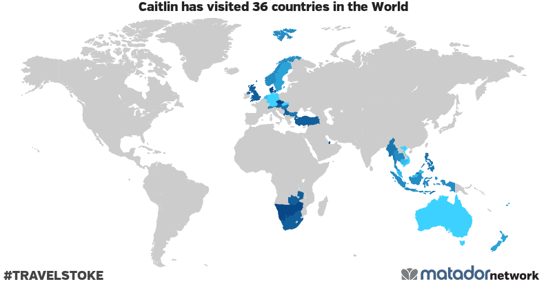 Caitlin’s Travel Map