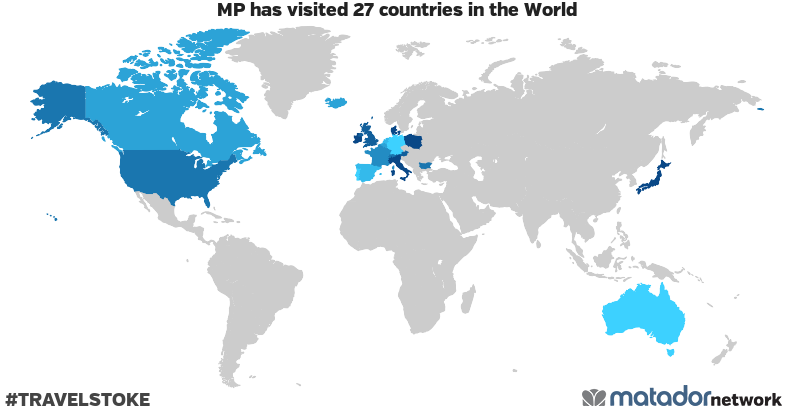 MP’s Travel Map