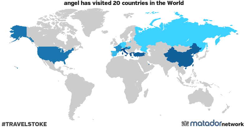 angel’s Travel Map