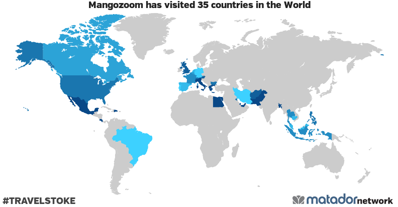 Mangozoom’s Travel Map