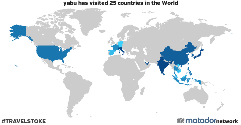 yabu’s Travel Map