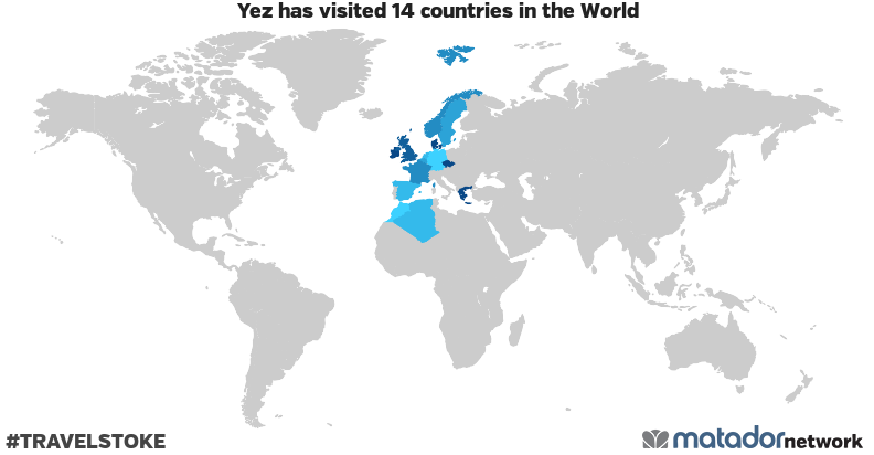 Yez’s Travel Map
