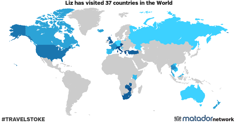 Liz’s Travel Map