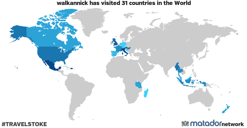 walkannick’s Travel Map