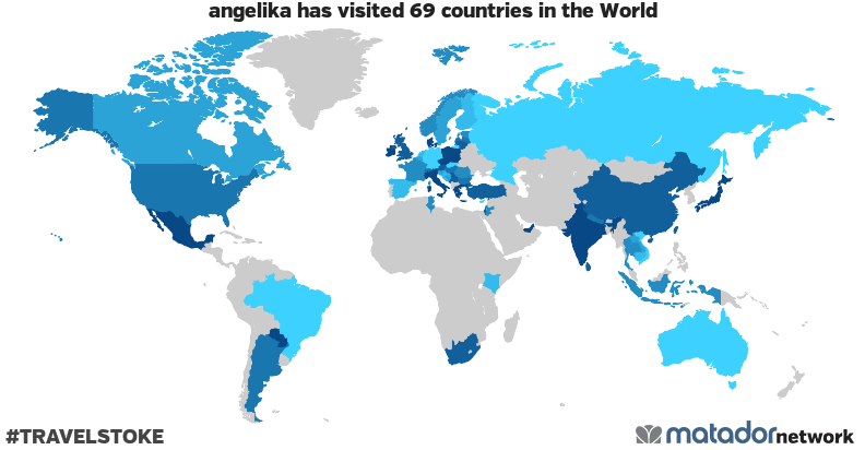 angelika’s Travel Map