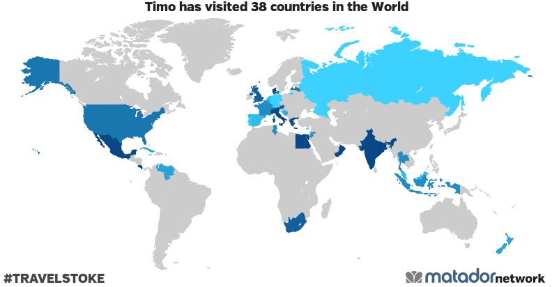 Timo’s Travel Map