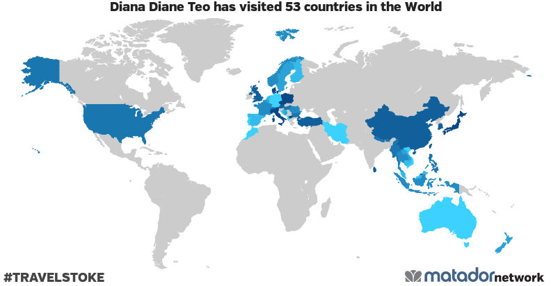 Diana Diane Teo’s Travel Map