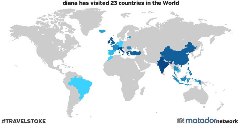 diana’s Travel Map