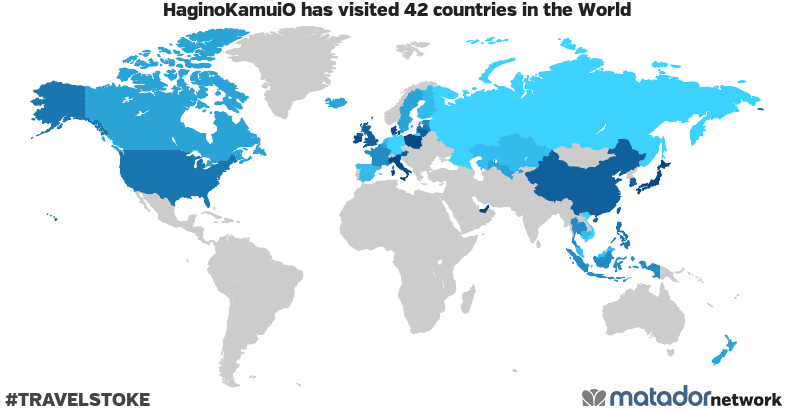 HaginoKamuiO’s Travel Map