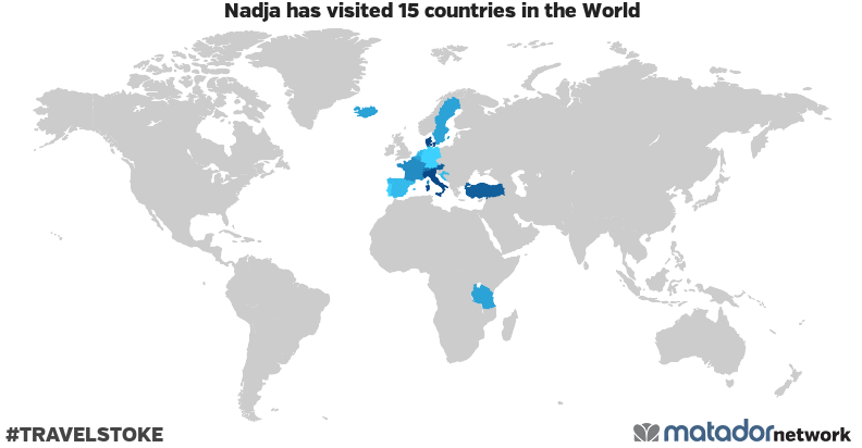 Nadja’s Travel Map