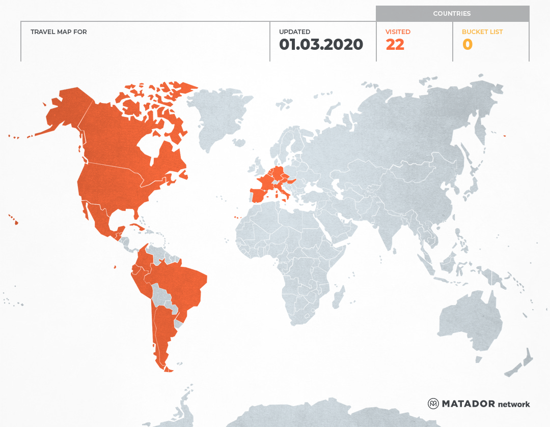 María Paz’s Travel Map