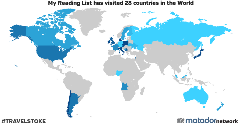 My Reading List’s Travel Map