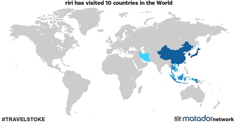 riri’s Travel Map