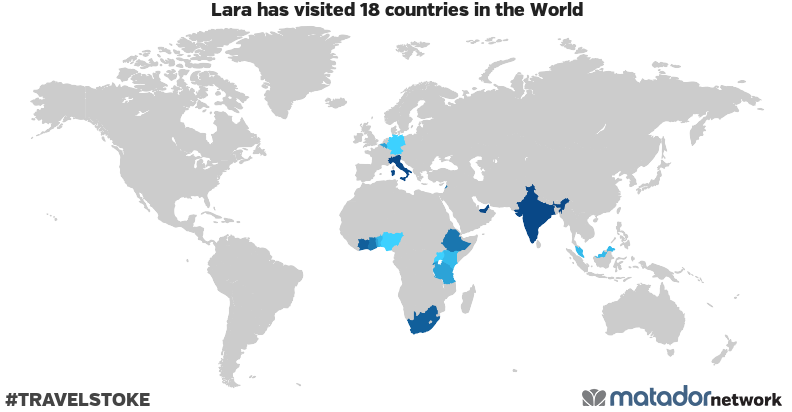 Lara’s Travel Map