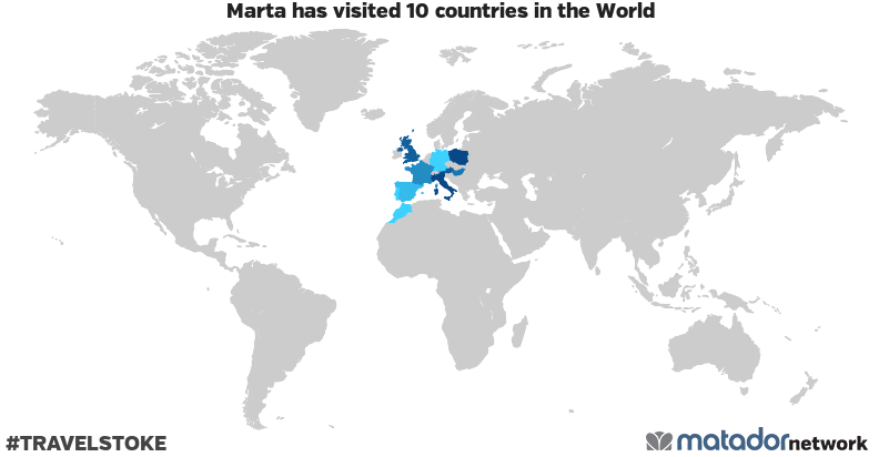 Marta’s Travel Map