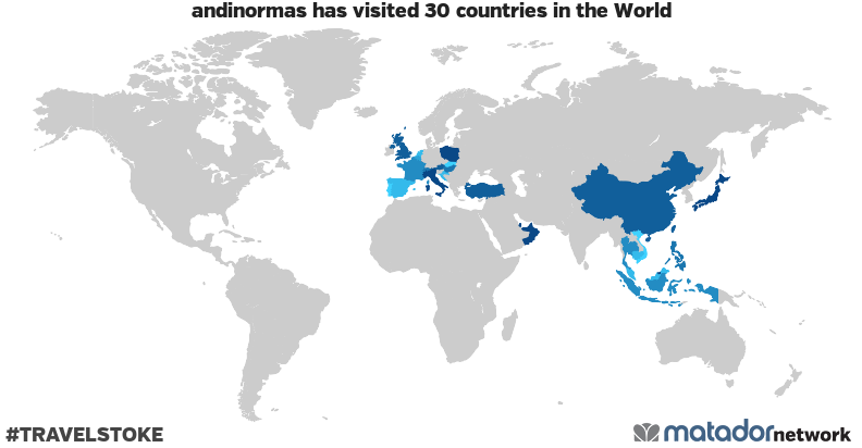 andinormas’s Travel Map