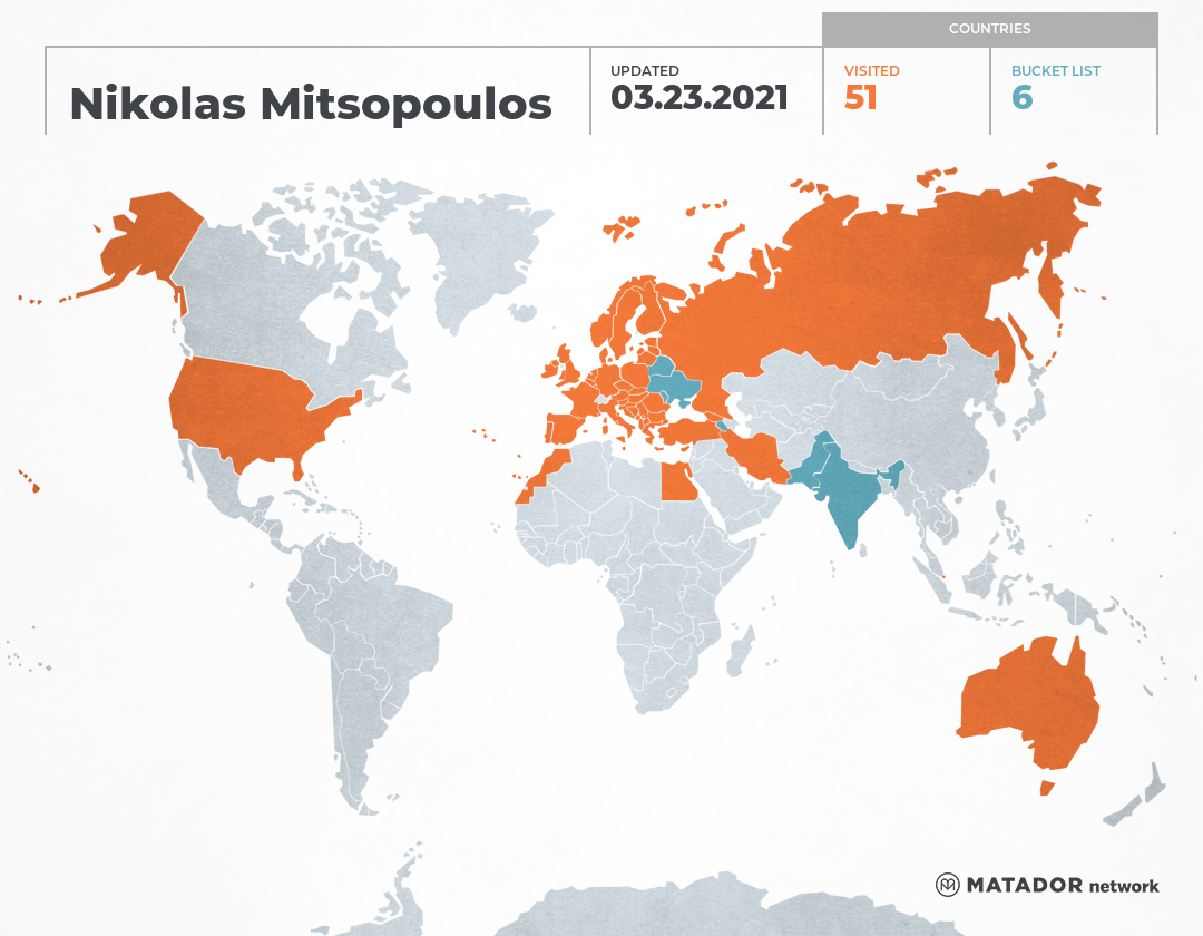Mitnic1’s Travel Map