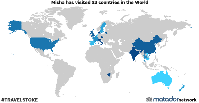 Misha’s Travel Map