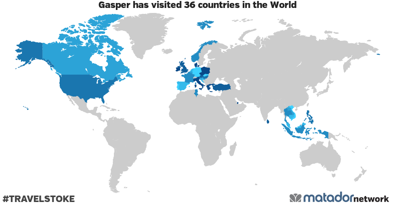 Gasper’s Travel Map