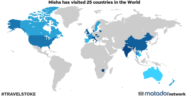 Misha’s Travel Map