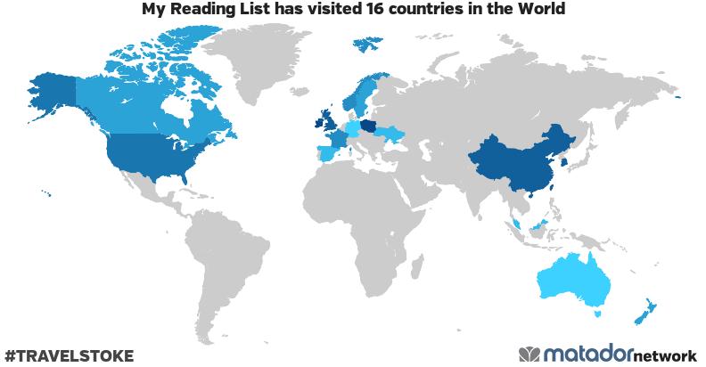 My Reading List’s Travel Map
