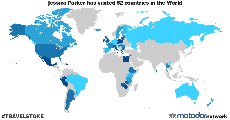 Jessica Parker’s Travel Map
