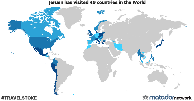 Jeruen’s Travel Map