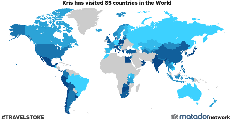 Kris’s Travel Map