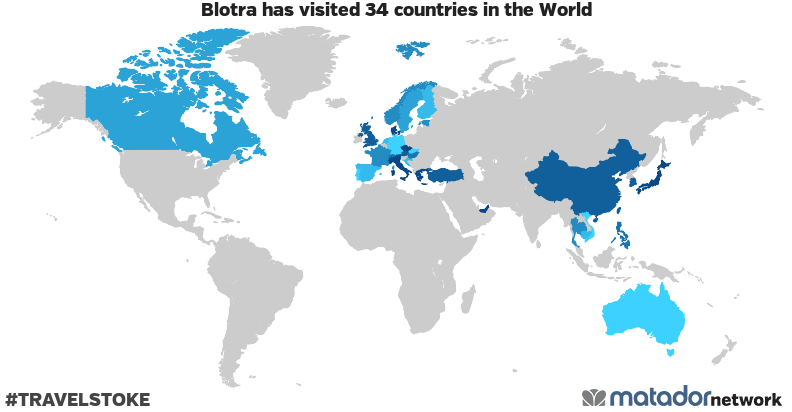 Blotra’s Travel Map